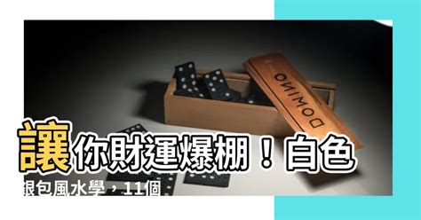 白色銀包|銀包風水學｜11個增強財運免漏財的禁忌 想財政穩健推薦用這色